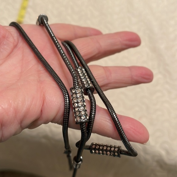 Set of Three Silver Tone Necklaces - Picture 7 of 13